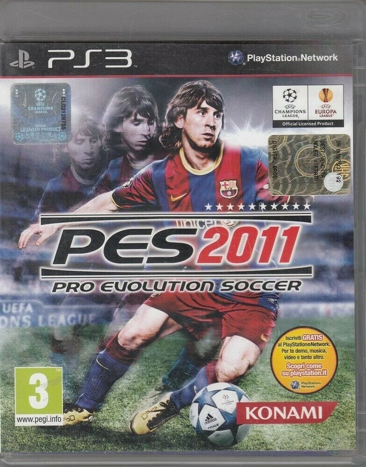 PRO EVOLUTION SOCCER PES 2011 - PS3 - NUOVO COPERTINA ITA - Bild 1 von 1