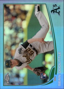 2013 Topps Chrome Blue Refractors #151 Justin Wilson /199