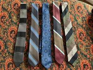 Men’s Narrow Neck Ties Lot - Picture 1 of 2