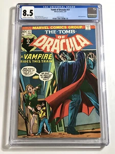 1974 Marvel Tomb of Dracula #17 CGC 8.5 Blade is bitten By Dracula - Picture 1 of 3