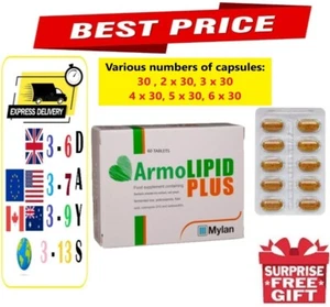 ARMOLIPID Plus Support to Control Colesterol - 30,60,90,120,150,180 cápsula tamaño - Imagen 1 de 2