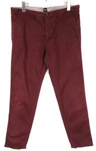 Hugo Boss Crigan2-D Modern Essential Pants Men US 34L Chino Stretch Zip Fly - Picture 1 of 9