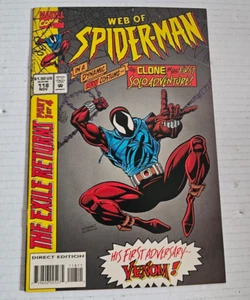 Vintage Marvel Comics Web of Spiderman #118 Edizione Diretta 1994 Novembre Aklaim - Foto 1 di 6