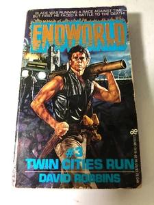 b David Robbins ENDWORLD #3 TWIN CITIES Run 1986 First Leisure Books - Imagen 1 de 4