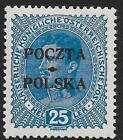 Poland stamps 1919 MI 36  MLH  VF