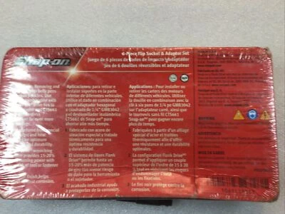 Snap On 106FLIPSET - 1/4”Dr., 6Pcs., 8mm-15mm, Metric, Impact, Socket/Driver Set - Image 1 of 4