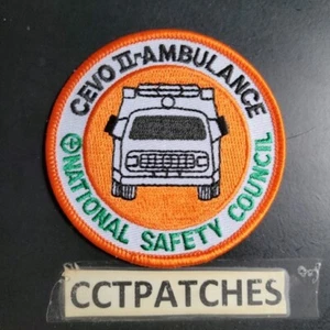 CEVO II AMBULANCE NATIONAL SAFETY COUNCIL EMT EMS PATCH - Picture 1 of 2