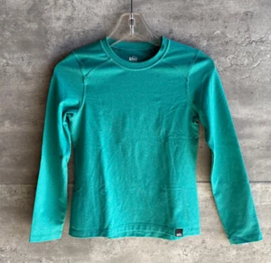 2018 REI Co-op Polyester Blend Teal Blue Kids Sweater Size M 10-12 - Picture 1 of 5