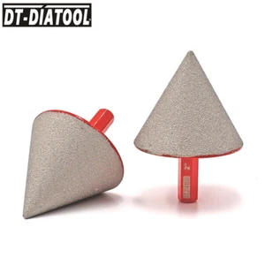 Brocas de dedo biselado de diamante de 2"/50 mm 2 piezas vástago hexagonal azulejo de cerámica - Imagen 1 de 7