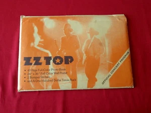 Z Z TOP~ OFFICIAL CONCERT PROGRAM~ RARE FIND~POSTER ~ COLLECTABLES - Picture 1 of 8