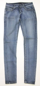Love Culture Blue Denim Jeans Pants Three 3 28" x 31" Women's Womans Solid WS465 - Picture 1 of 7