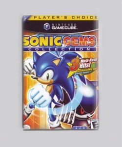 SONIC GEMS COLLECTION / GAMECUBE - 2"x3" FRIDGE MAGNET (nintendo game retro box - Picture 1 of 3