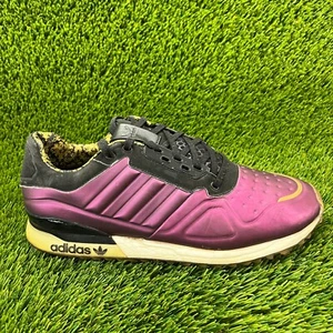 Adidas T ZX Runner Mens Size 9.5 Purple White Athletic Running Shoes Sneakers - Picture 1 of 9