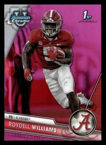 Roydell Williams 2023 1st Bowman U Chrome PINK REFRACTOR #47 Alabama ROOKIE - Picture 1 of 2