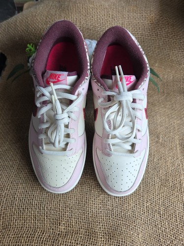 Nike Sb Dunk Low Gs Light Coral Cherry 2007 taglia 6 anni usate 309601 165