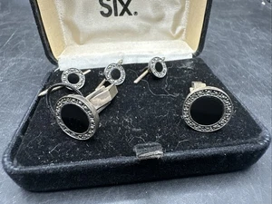 Sterling Cufflink & Stud Set  - Picture 1 of 5