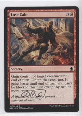 Lose Calm Magic: Dragons of Tarkir DTK #147 - Image 1 of 2