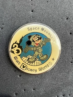 Prendedor Walt Disney World 20 Aniversario Space Mountain Mickey Mouse Foto 1 de 2