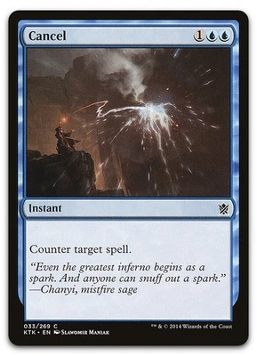 Cancel #33 (NM) Khans of Tarkir KTK Magic MTG - Image 1 of 2