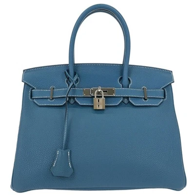 Bolso de Mano Hermes Azul Jean Togo Birkin 30 TCT003MD 125426 Foto 1 de 4