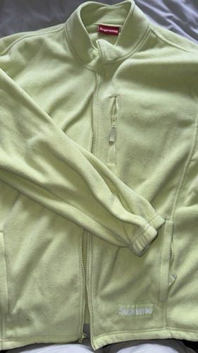 Supreme XL Polartec Zip Up FW22 Verde Lime