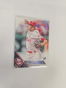 2016 Topps - Aaron Nola #133 Pitching (RC) Philadelphia Phillies  - Picture 1 of 2
