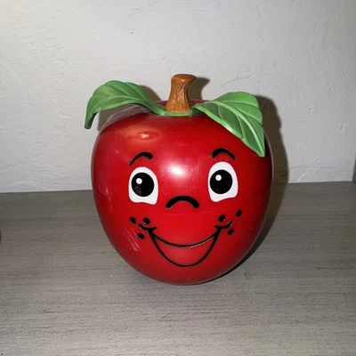 Fisher Price 1972 juguete para bebé musical Happy Apple de colección Foto 1 de 4