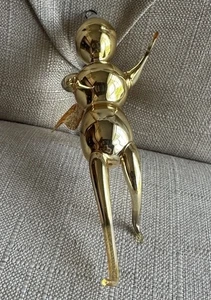 Campanellino in vetro vintage ANGELO decorazione natalizia De Carlini Italia - Foto 1 di 4