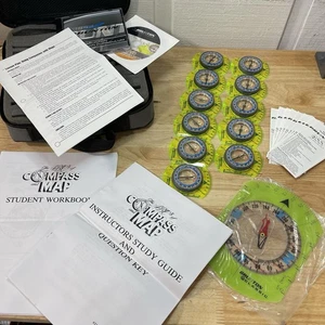 Brunton 12 Educational Compass Kit READ - Picture 1 of 15