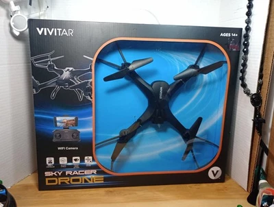 Drone Vivitar Sky Racer Marca Wi-Fi Cámara Nuevo En Caja Foto 1 de 4