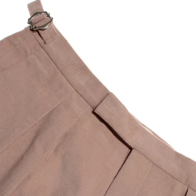 Chinos/pantalones informales plisados Trussardi nuevos con etiquetas talla 50 (34 EE. UU.) en pana rosa Foto 1 de 4