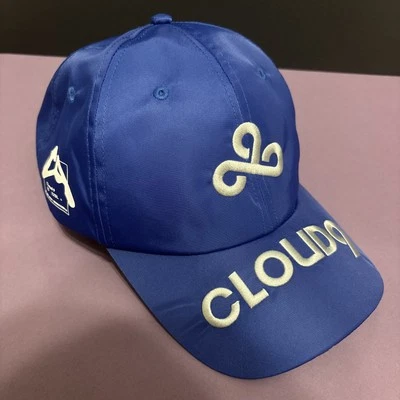 Gorra de béisbol 2022 100 % nailon azul y blanco Cloud9/C9 x PacSun/gorra azul RARA Foto 1 de 4