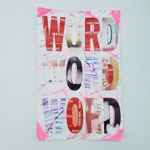 Word Art Original Painting Typography by AZ Text Based Artist Otis Bruhserko