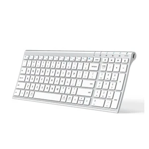 iClever BK10 Bluetooth Keyboard Wireless Bluetooth Keyboard Rechargeable Blue... - Picture 1 of 7