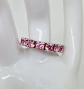 Bague pour Femme 925 Argent Zircone Pierre Précieuse Gr.50 Sterling Anneau #84L - Bild 1 von 8