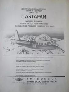 3/1976 PUB TURBOMECA BORDES BIZANOS ASTAFAN AERO COMMANDER ORIGINAL FRENCH AD - Imagen 1 de 1