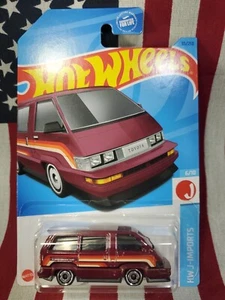 2023 Hot Wheels #95 HW J-Imports 1986 Toyota Van Rosso - Foto 1 di 1