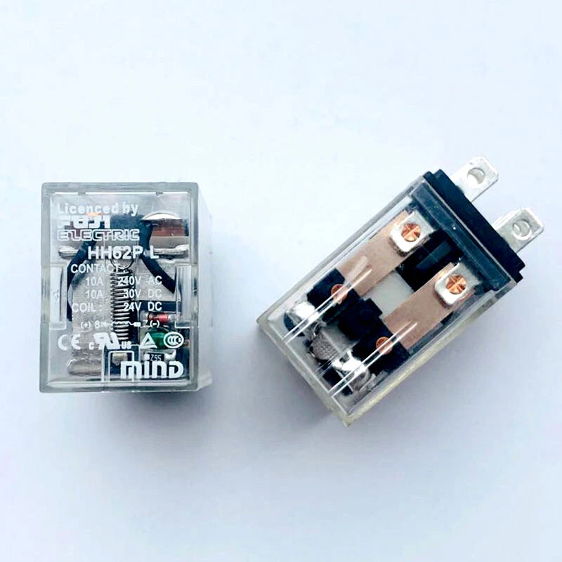 10Pcs FUJITSU HH62P-L 24VDC Power Relay 10A 240VAC 6Pin - Image 1 of 1