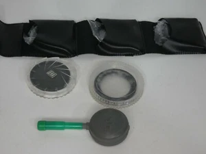 Vintage Hoya 55mm Macro Filter Set of 3 1 +2+ 3+ and NDX4 and +10 & blowbrush - Picture 1 of 5
