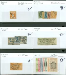EDW1949SELL : ROMANIA Very clean collection of Better sgls & sets Scott Cat $396 - Picture 1 of 3