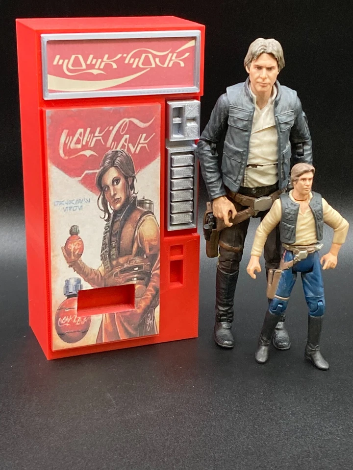 CUSTOM COCA COLA VENDING MACHINE for 6"1:12 FIGURE GI JOE DIORAMA STAR WARS (X11 - Image 1 of 1