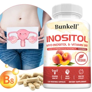INOSITOLO MIO-INOSITOLO E VITAMINA B8 ALTA RESISTENZA 1000MG SUPPORTO SALUTE OVARICO - Foto 1 di 15