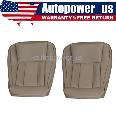 Cubierta de asiento inferior de cuero para conductor y pasajero Toyota 4Runner 1997-02 color tostado roble Foto 1 de 4