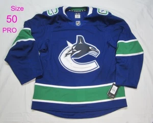 size 50 Vancouver Canucks made in Canada PRO Authentic Fanatics Jersey MIC FAP - Picture 1 of 11