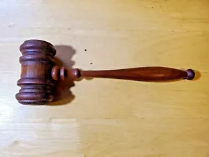 Martelletto in legno massello 9,25" bavaglio regalo/regalo pratico per 'il responsabile' vintage - Foto 1 di 6