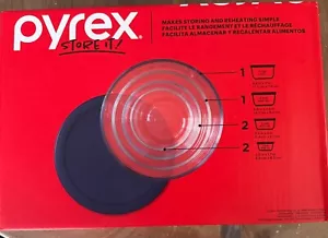Pyrex Glass Storage - Set Of 6 With Lids - Brand New Unopened!! Various Sizes - Picture 1 of 4