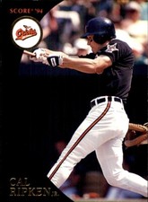 1994 Score Burger King GOLD #3 Cal Ripken Jr BALTIMORE ORIOLES Peerless Power