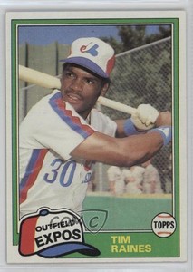 1981 Topps Traded Tim Raines #816 Rookie RC HOF