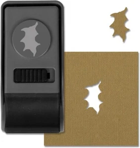 Sizzix Tim Holtz Holly Leaf Punch 661002 for Paper Craft Plastic Vellum Cork +++ - Picture 1 of 2