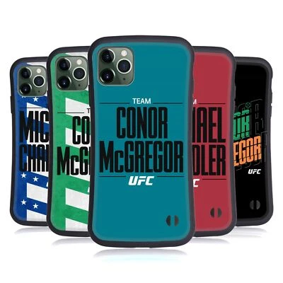 OFFICIAL UFC FIGHTER TEAM HYBRID CASE FOR APPLE iPHONES PHONES - Image 1 of 4